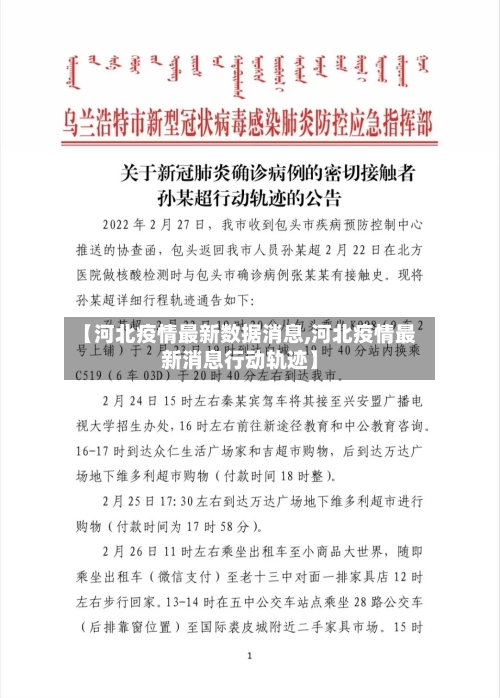 【河北疫情最新数据消息,河北疫情最新消息行动轨迹】