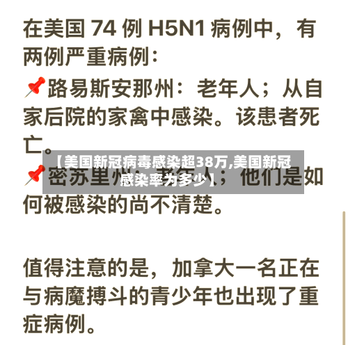 【美国新冠病毒感染超38万,美国新冠感染率为多少】-第3张图片