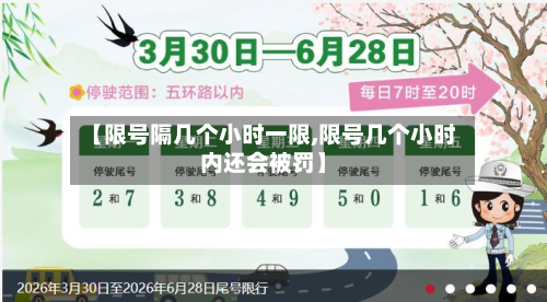 【限号隔几个小时一限,限号几个小时内还会被罚】