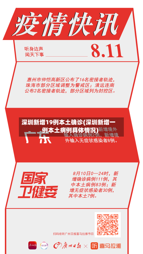 深圳新增19例本土确诊(深圳新增一例本土病例具体情况)