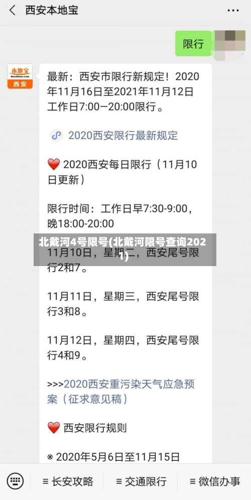 北戴河4号限号(北戴河限号查询2021)