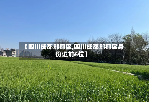 【四川成都郫都区,四川成都郫都区身份证前6位】