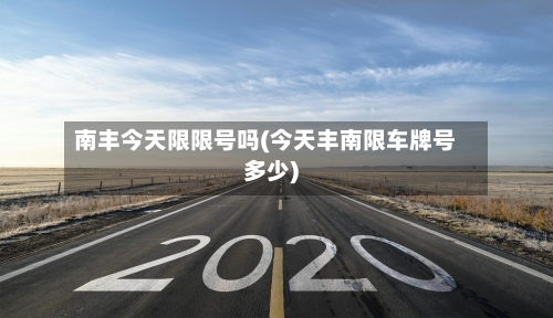 南丰今天限限号吗(今天丰南限车牌号多少)