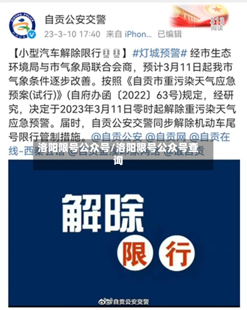 洛阳限号公众号/洛阳限号公众号查询-第2张图片