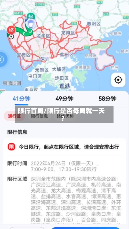 限行首周/限行是否每周就一天?-第2张图片