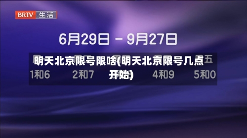 明天北京限号限啥(明天北京限号几点开始)