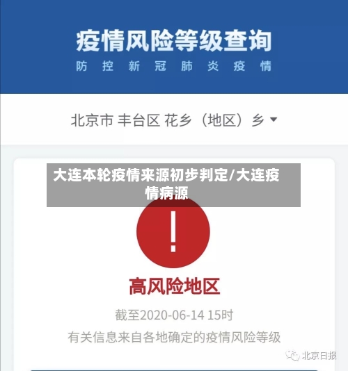 大连本轮疫情来源初步判定/大连疫情病源