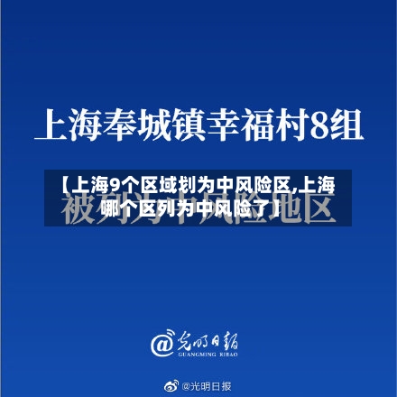 【上海9个区域划为中风险区,上海哪个区列为中风险了】-第2张图片
