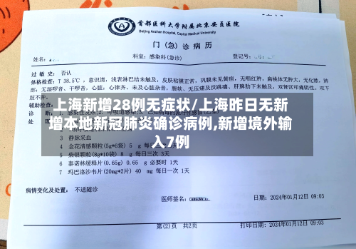 上海新增28例无症状/上海昨日无新增本地新冠肺炎确诊病例,新增境外输入7例