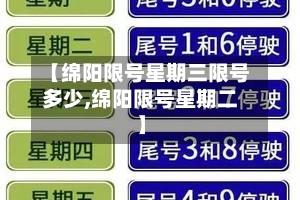 【绵阳限号星期三限号多少,绵阳限号星期二】-第3张图片