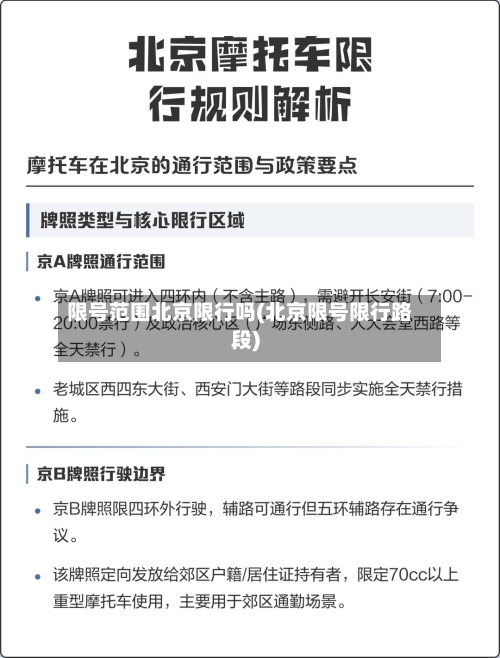限号范围北京限行吗(北京限号限行路段)