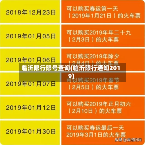 临沂限行限号查询(临沂限行通知2019)-第3张图片