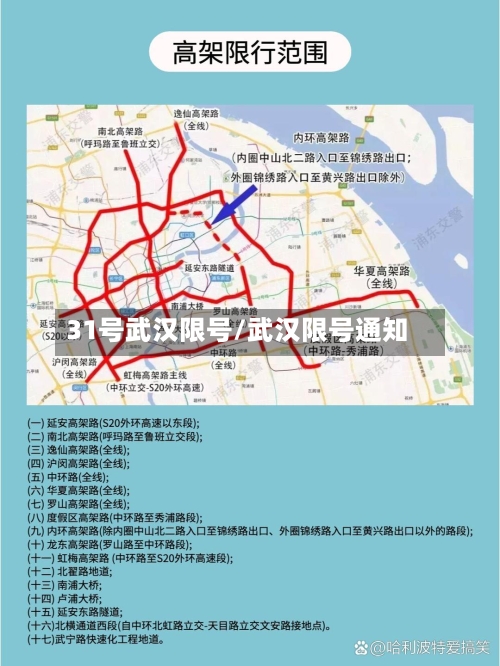 31号武汉限号/武汉限号通知