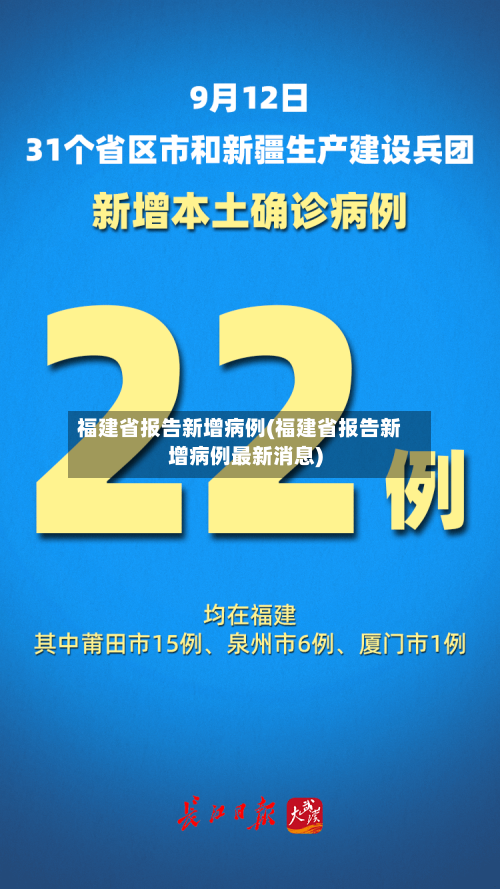 福建省报告新增病例(福建省报告新增病例最新消息)-第3张图片