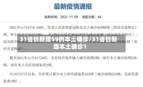 31省份新增59例本土确诊/31省份新增本土确诊1