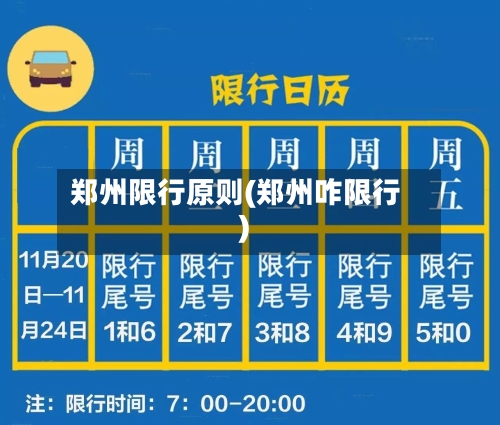 郑州限行原则(郑州咋限行)-第2张图片