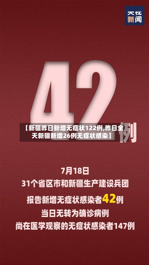 【新疆昨日新增无症状122例,昨日全天新疆新增26例无症状感染】-第2张图片