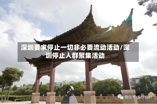 深圳要求停止一切非必要流动活动/深圳停止人群聚集活动-第2张图片