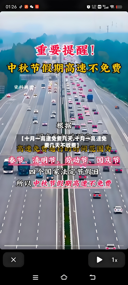 【十月一高速免费几天,十月一高速免费几天不收费】-第2张图片