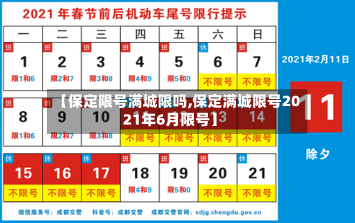 【保定限号满城限吗,保定满城限号2021年6月限号】