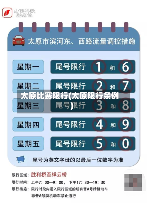 太原比赛限行(太原限行条例)