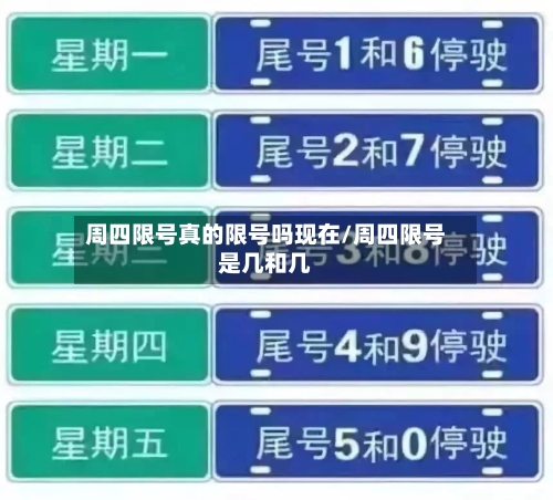 周四限号真的限号吗现在/周四限号是几和几