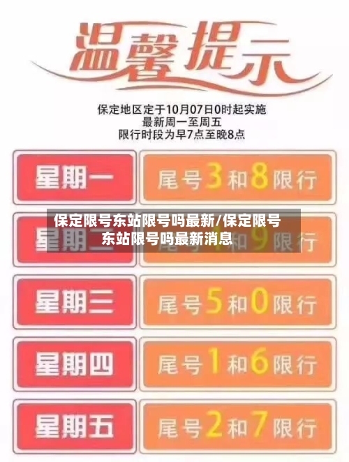 保定限号东站限号吗最新/保定限号东站限号吗最新消息-第3张图片