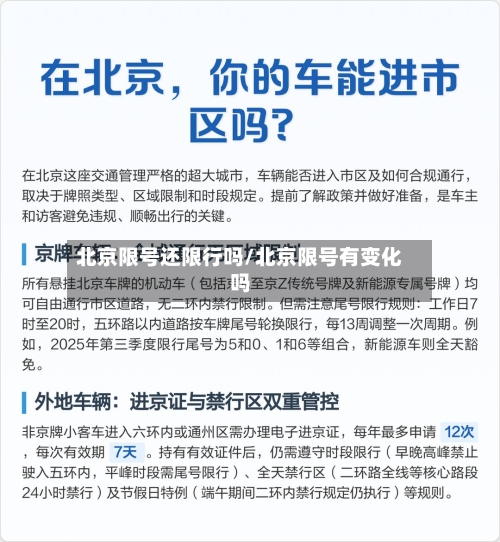 北京限号还限行吗/北京限号有变化吗-第2张图片