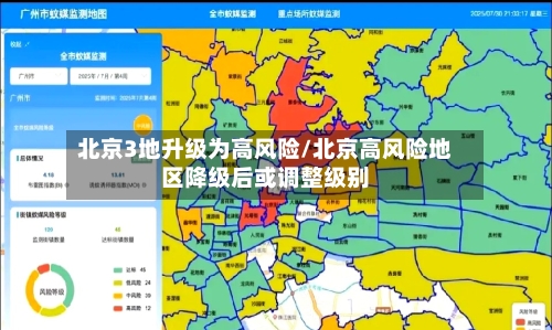 北京3地升级为高风险/北京高风险地区降级后或调整级别