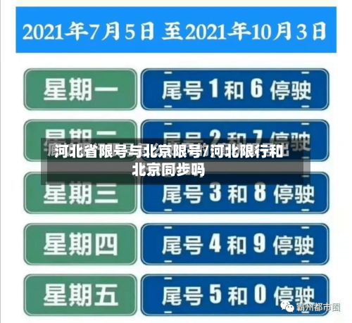 河北省限号与北京限号/河北限行和北京同步吗-第3张图片