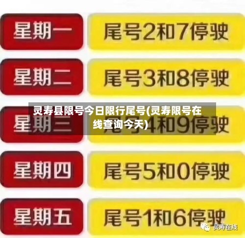 灵寿县限号今日限行尾号(灵寿限号在线查询今天)