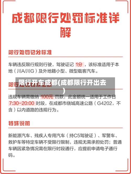 限行开车成都(成都限行开出去)