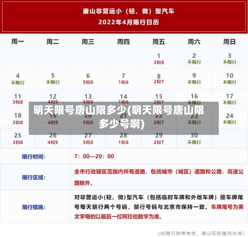 明天限号唐山限多少(明天限号唐山限多少号啊)