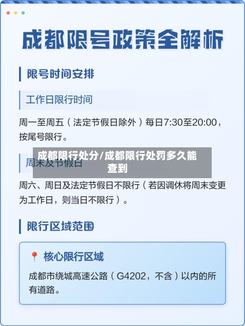 成都限行处分/成都限行处罚多久能查到