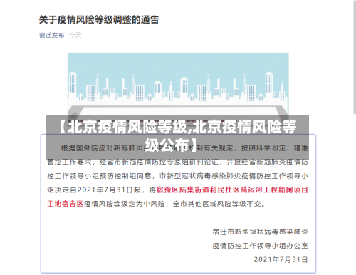 【北京疫情风险等级,北京疫情风险等级公布】-第2张图片