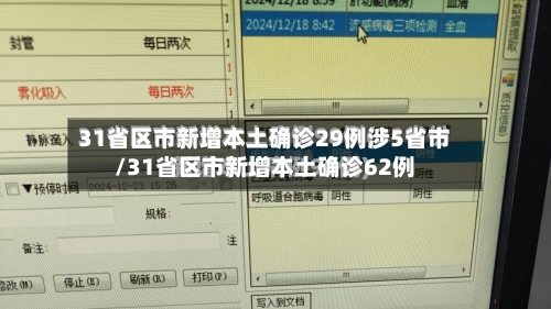 31省区市新增本土确诊29例涉5省市/31省区市新增本土确诊62例