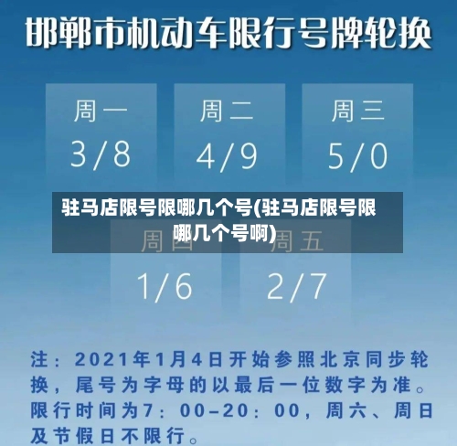 驻马店限号限哪几个号(驻马店限号限哪几个号啊)-第2张图片