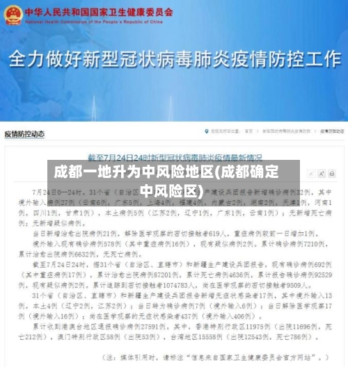 成都一地升为中风险地区(成都确定中风险区)-第2张图片