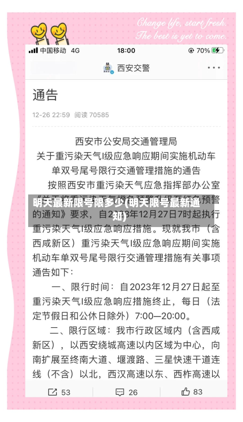 明天最新限号限多少(明天限号最新通知)