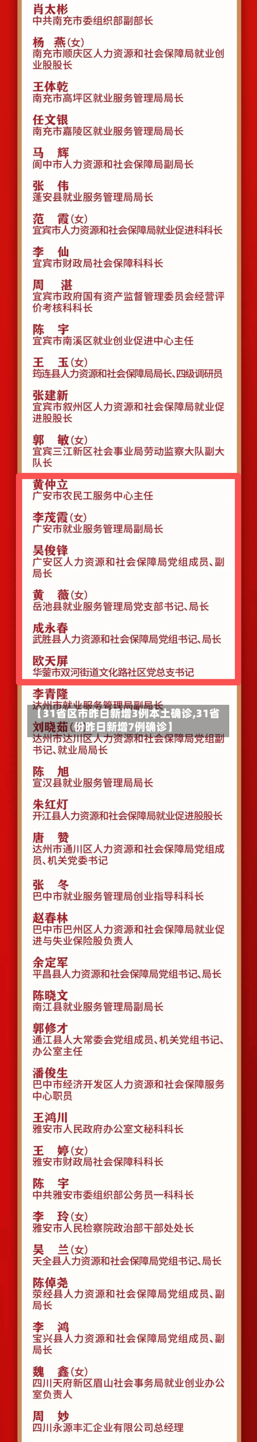 【31省区市昨日新增3例本土确诊,31省份昨日新增7例确诊】-第2张图片