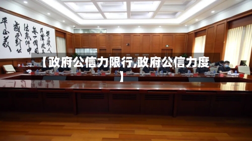 【政府公信力限行,政府公信力度】-第2张图片