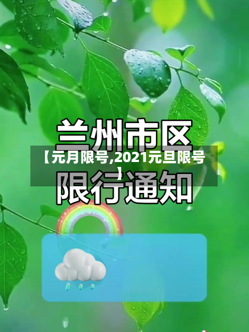 【元月限号,2021元旦限号】-第3张图片