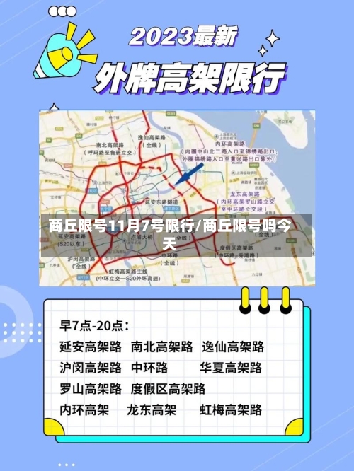 商丘限号11月7号限行/商丘限号吗今天