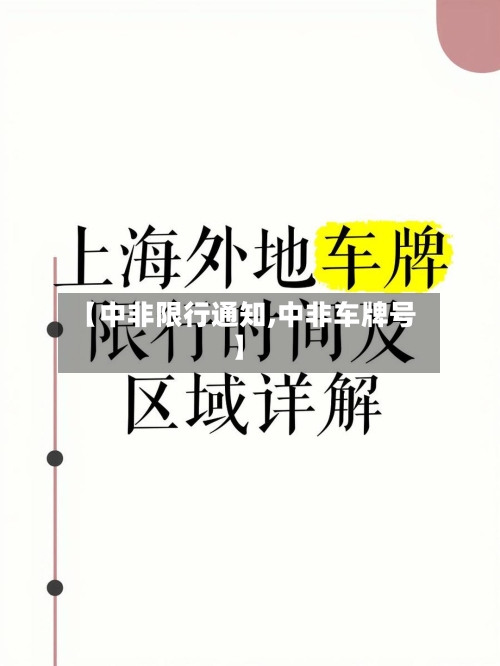 【中非限行通知,中非车牌号】-第2张图片