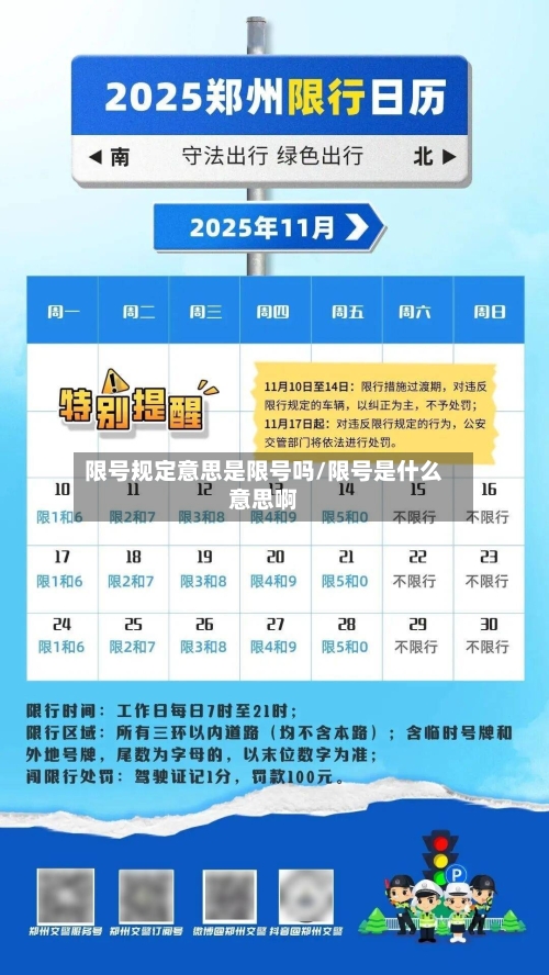 限号规定意思是限号吗/限号是什么意思啊-第3张图片