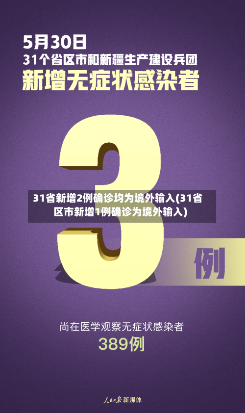 31省新增2例确诊均为境外输入(31省区市新增1例确诊为境外输入)-第2张图片