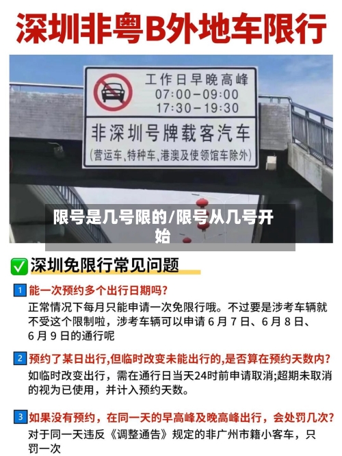 限号是几号限的/限号从几号开始-第2张图片