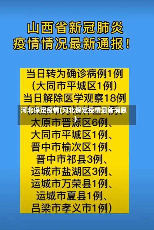 河北保定疫情(河北保定疫情最新消息)-第2张图片