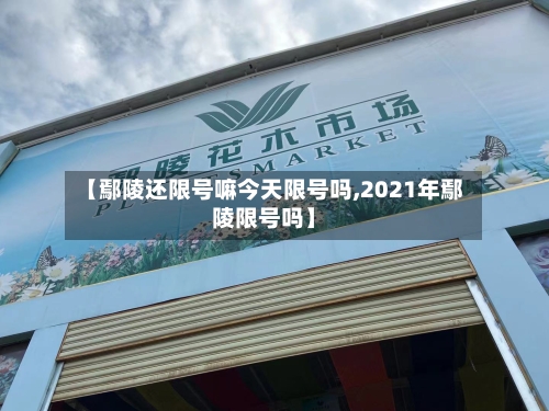 【鄢陵还限号嘛今天限号吗,2021年鄢陵限号吗】-第2张图片