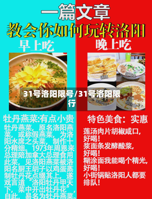 31号洛阳限号/31号洛阳限行